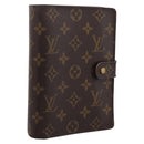 LOUIS VUITTON Monogram Agenda MM Day Planner Cover R20105 LV Auth 207278-1