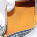 LOUIS VUITTON Monogram Denim Trousse Speedy PM Pouch Blue M95082 LV Auth 207279A-17