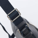 Christian Dior Trotter Canvas Street Chic Shoulder Bag Black Silver Auth 207285A-10