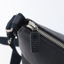 Christian Dior Trotter Canvas Street Chic Shoulder Bag Black Silver Auth 207285A-17