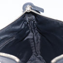 Christian Dior Trotter Canvas Street Chic Shoulder Bag Black Silver Auth 207285A-20