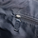 Christian Dior Trotter Canvas Street Chic Shoulder Bag Black Silver Auth 207285A-22