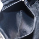 Christian Dior Trotter Canvas Street Chic Shoulder Bag Black Silver Auth 207285A-23