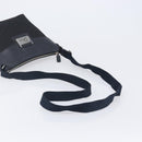 Christian Dior Trotter Canvas Street Chic Shoulder Bag Black Silver Auth 207285A-7