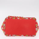 Balenciaga Navy Cabas S Tote Bag Canvas Red Silver 339933 Auth 207286A-12