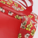 Balenciaga Navy Cabas S Tote Bag Canvas Red Silver 339933 Auth 207286A-17