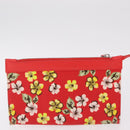 Balenciaga Navy Cabas S Tote Bag Canvas Red Silver 339933 Auth 207286A-24