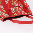 Balenciaga Navy Cabas S Tote Bag Canvas Red Silver 339933 Auth 207286A-6