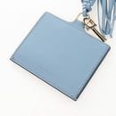 Salvatore Ferragamo Gancini Shoulder Bag Leather Light Blue Gold Auth 207289V-18