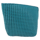Bottega Veneta INTRECCIATO Clutch Bag Leather Emerald Green Auth 207290M-2