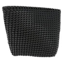 Bottega Veneta INTRECCIATO Clutch Bag Leather Dark Brown Silver Auth 207291M-2