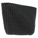 Bottega Veneta INTRECCIATO Clutch Bag Leather Dark Brown Silver Auth 207291M-3