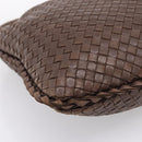 Bottega Veneta INTRECCIATO Hobo Shoulder Bag Leather Brown 115654 Auth 207295V-17