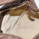 Bottega Veneta INTRECCIATO Hobo Shoulder Bag Leather Brown 115654 Auth 207295V-20