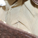 Bottega Veneta INTRECCIATO Hobo Shoulder Bag Leather Brown 115654 Auth 207295V-21
