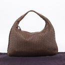 Bottega Veneta INTRECCIATO Hobo Shoulder Bag Leather Brown 115654 Auth 207295V-12