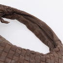 Bottega Veneta INTRECCIATO Hobo Shoulder Bag Leather Brown 115654 Auth 207295V-8