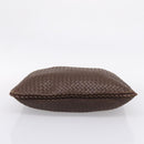 Bottega Veneta INTRECCIATO Hobo Shoulder Bag Leather Brown 115654 Auth 207295V-5