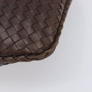 Bottega Veneta INTRECCIATO Hobo Shoulder Bag Leather Brown 115653 Auth 207297V-14