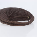 Bottega Veneta INTRECCIATO Hobo Shoulder Bag Leather Brown 115653 Auth 207297V-7