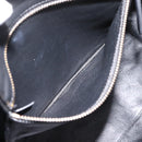 CELINE Luggage Micro Shopper Hand Bag Leather Black Gold Tone Auth 207298V-22