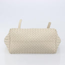 Bottega Veneta INTRECCIATO Hand Bag Leather Ivory Auth 207300A-5