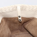 Bottega Veneta INTRECCIATO Hand Bag Leather Ivory Auth 207300A-22