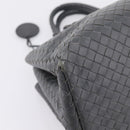 Bottega Veneta INTRECCIATO Hand Bag Leather Gray Auth 207303V-11