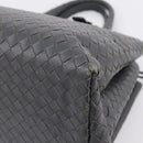 Bottega Veneta INTRECCIATO Hand Bag Leather Gray Auth 207303V-12