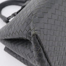 Bottega Veneta INTRECCIATO Hand Bag Leather Gray Auth 207303V-13