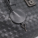 Bottega Veneta INTRECCIATO Hand Bag Leather Gray Auth 207303V-14