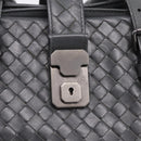 Bottega Veneta INTRECCIATO Hand Bag Leather Gray Auth 207303V-15