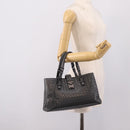 Bottega Veneta INTRECCIATO Hand Bag Leather Gray Auth 207303V-24