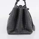 Bottega Veneta INTRECCIATO Hand Bag Leather Gray Auth 207303V-4