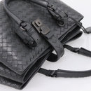 Bottega Veneta INTRECCIATO Hand Bag Leather Gray Auth 207303V-6