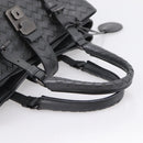 Bottega Veneta INTRECCIATO Hand Bag Leather Gray Auth 207303V-7