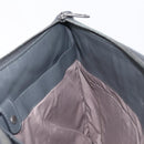 Bottega Veneta INTRECCIATO Clutch Bag Leather Gray Auth 207305V-15