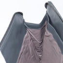 Bottega Veneta INTRECCIATO Clutch Bag Leather Gray Auth 207305V-16