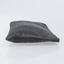 Bottega Veneta INTRECCIATO Clutch Bag Leather Gray Auth 207305V-4