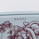 GUCCI Yuko Higuchi Chain Shoulder Bag Leather Light Blue 860648 Auth 207306M-16
