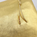 PRADA Chain Shoulder Bag Leather Gold Auth 207307-16