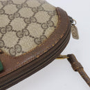 GUCCI GG Supreme Web Sherry Line Shoulder Bag PVC Beige 904 02 047 Auth 207308-10