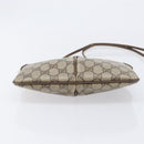 GUCCI GG Supreme Web Sherry Line Shoulder Bag PVC Beige 904 02 047 Auth 207308-18