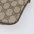GUCCI GG Supreme Web Sherry Line Shoulder Bag PVC Beige 904 02 047 Auth 207308-19