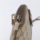 GUCCI GG Supreme Web Sherry Line Shoulder Bag PVC Beige 904 02 047 Auth 207308-24