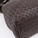 Bottega Veneta INTRECCIATO Shoulder Bag Leather Brown Gold 162117 Auth 207312V-18