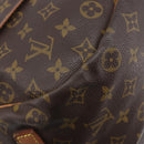 LOUIS VUITTON Monogram Saumur 35 Shoulder Bag M42254 LV Auth 207313-11