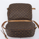LOUIS VUITTON Monogram Saumur 35 Shoulder Bag M42254 LV Auth 207313-15