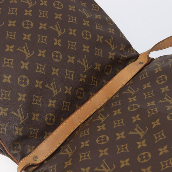 LOUIS VUITTON Monogram Saumur 35 Shoulder Bag M42254 LV Auth 207313