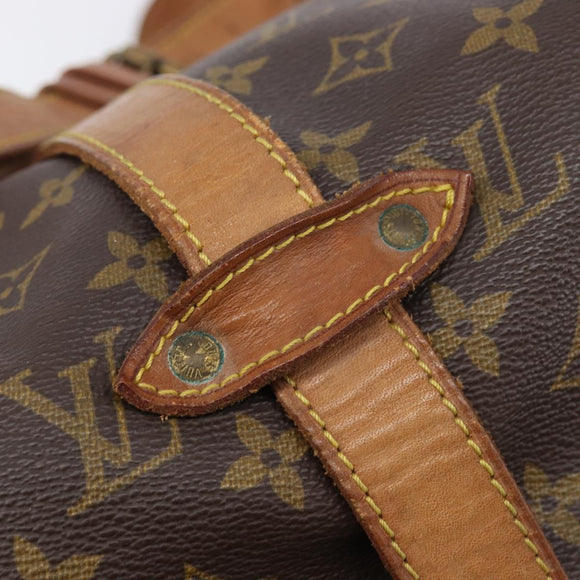 LOUIS VUITTON Monogram Saumur 35 Shoulder Bag M42254 LV Auth 207313